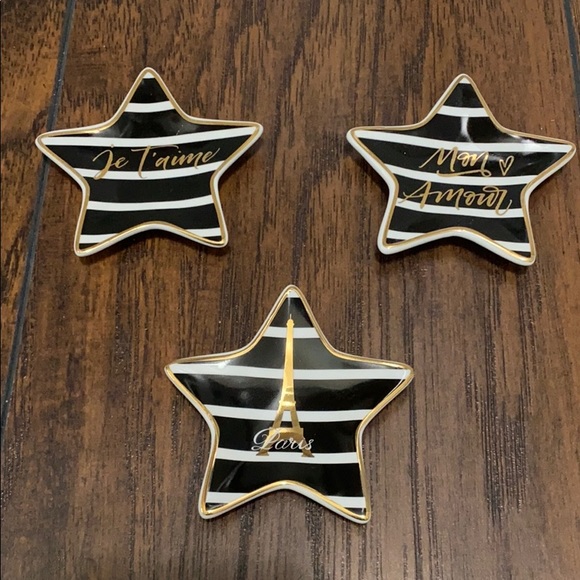 JTROSE Other - Paris star trinket dish set
